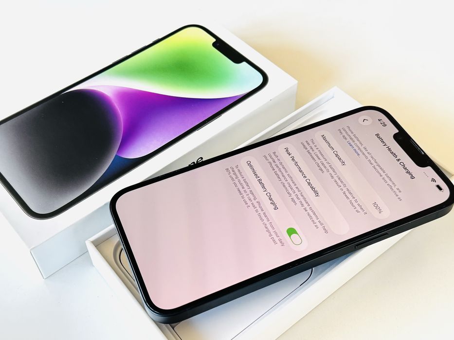 НОВ! Iphone 14 Plus 128GB Black 100% Батерия! Гаранция 6 месеца