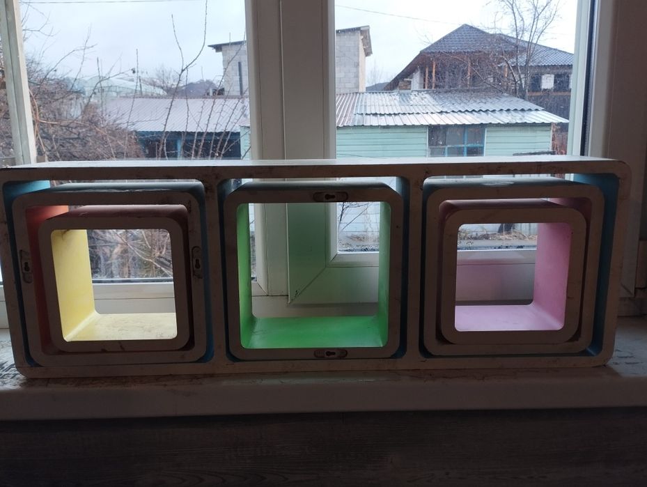 Декоративные деревянные полки (набор)