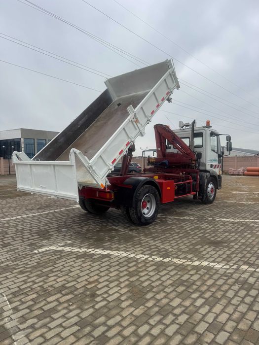Basculanta Iveco 13T cu macara
