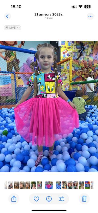 Платья на девочку 4-6лет