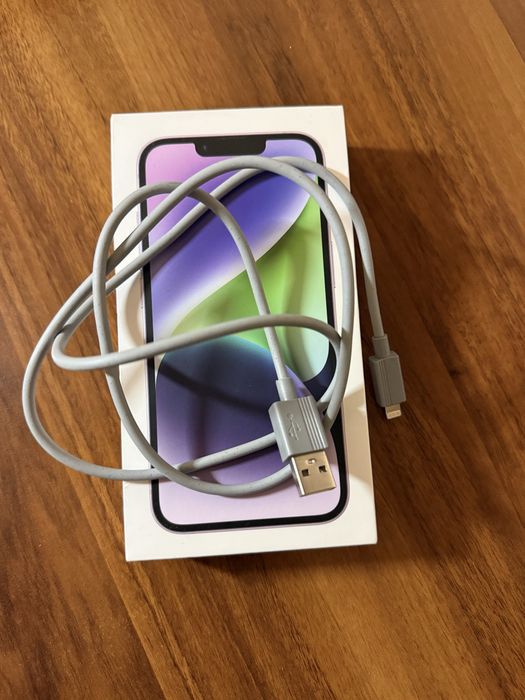 iPhone 14 128GB Purple | Pachet Complet + Huse Cadou