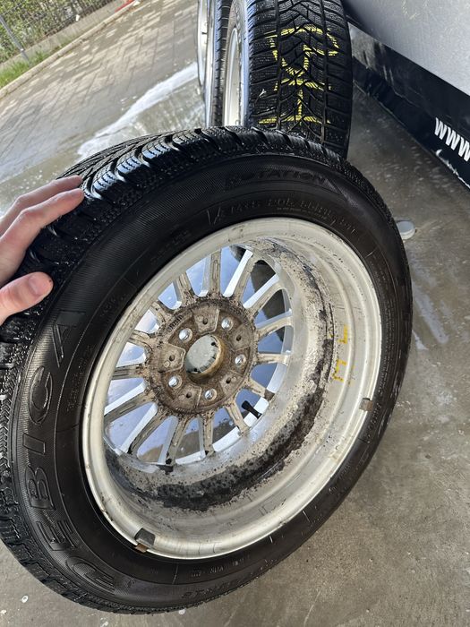 Jante BMW R16 OEM cu cauciucuri de iarna