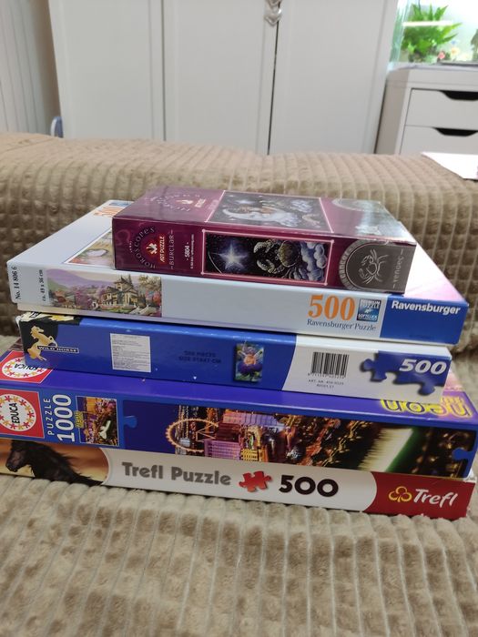 Пъзели 500 -1000 части