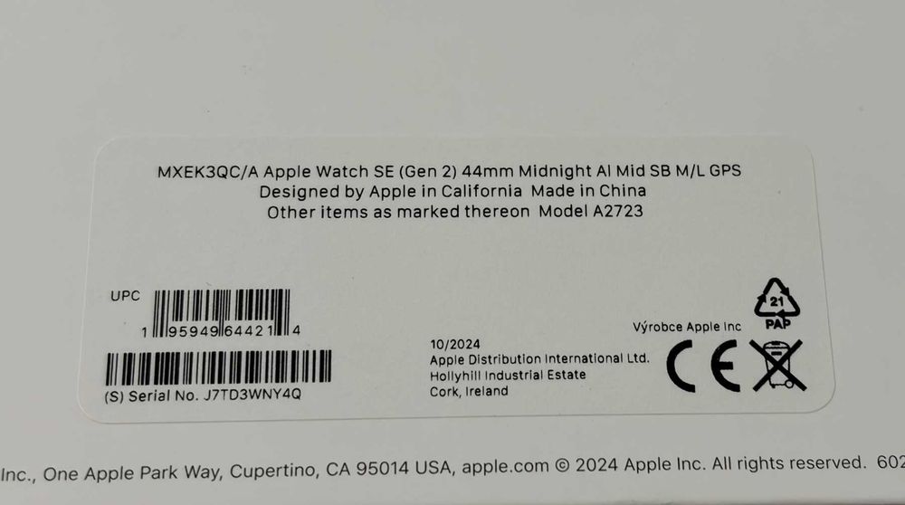 Apple watch se gen 2 44mm gps
