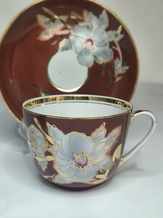 Руски порцелан двоен сет за чай