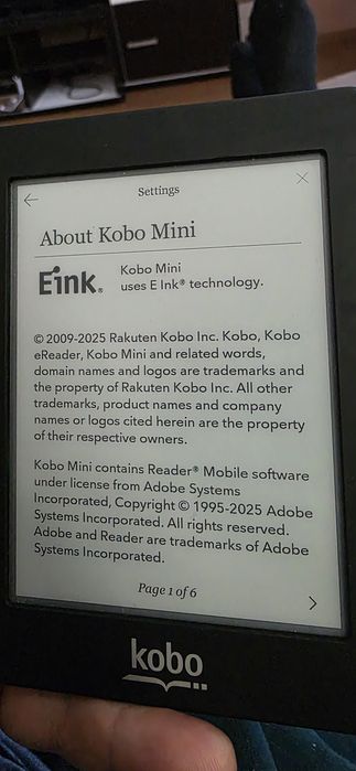 Продавам електронна книга Kobo Mini