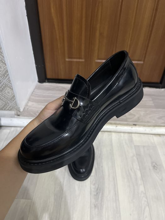 Черные мужские лоферы
