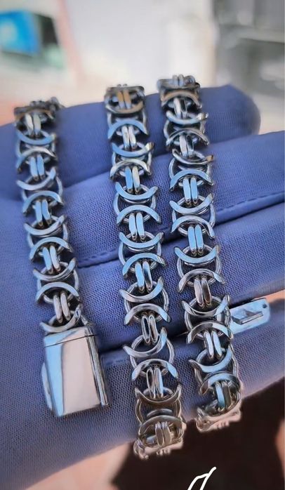 Цепь Волчий хвост 105гр 60см серебро 925пр