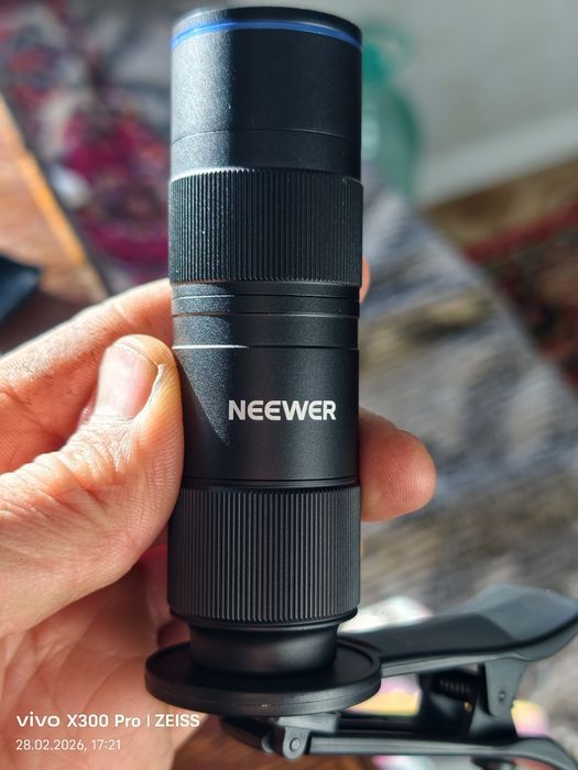 Tele obyektiv telfon uchun Newer 400mm