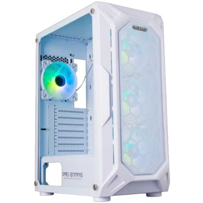 Carcasa Pro Gaming Hive White, Middle Tower, ATX, fara sursa