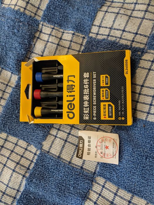 Набор отверток DELI 6шт, для мелких работ, телефоны, электроника