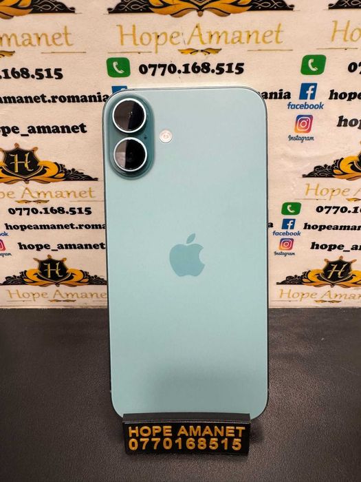 Hope Amanet P3 Iphone 16 PLUS / 128 GB / 100% baterie