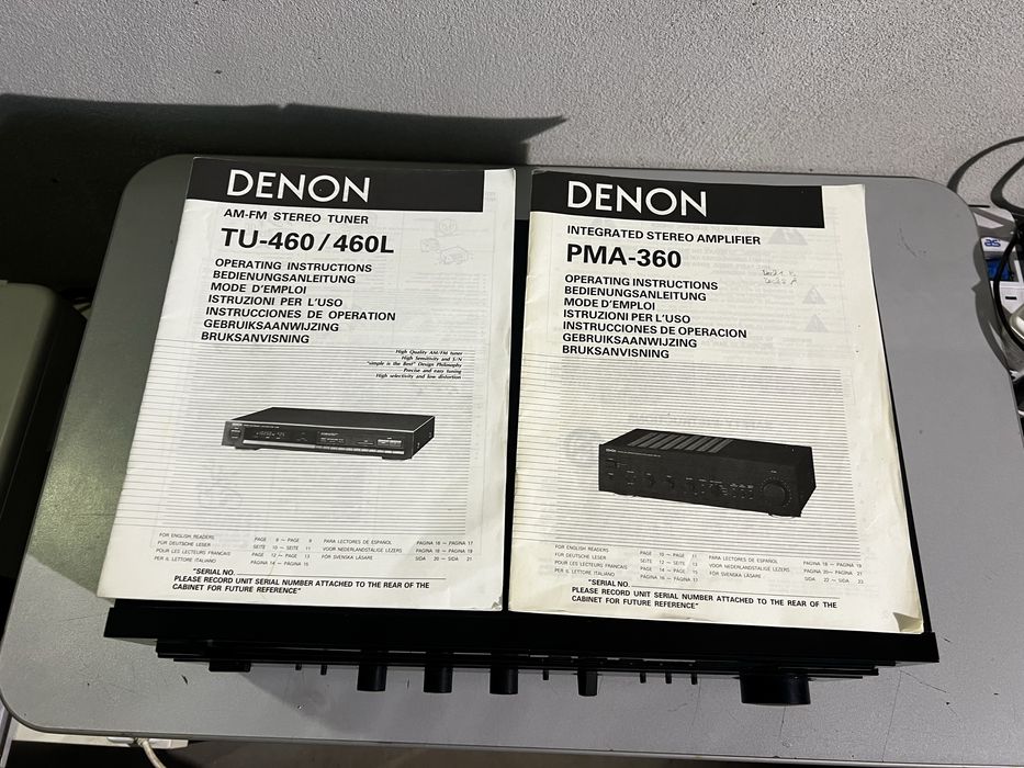 Адио сет DENON перфектно състояние