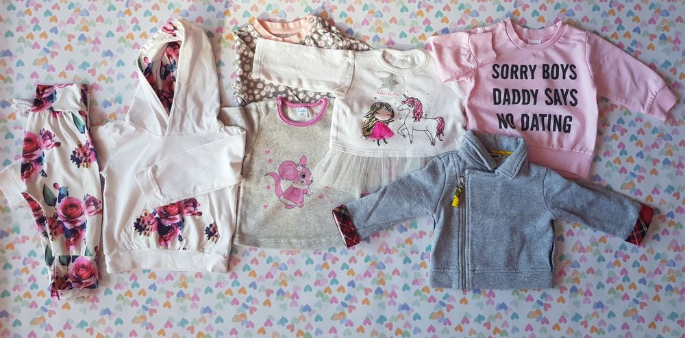 Голям ЛОТ бебешки дрешки 5-6м до 1 година 68 - 74рр +-