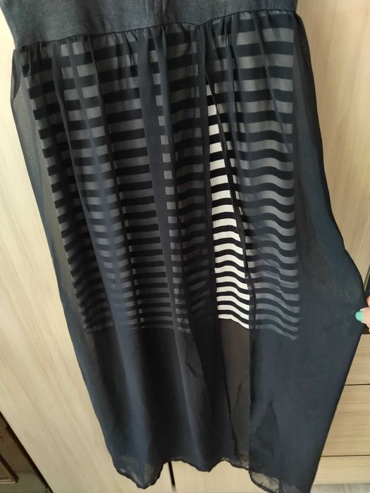 Рокля дълга с тюл