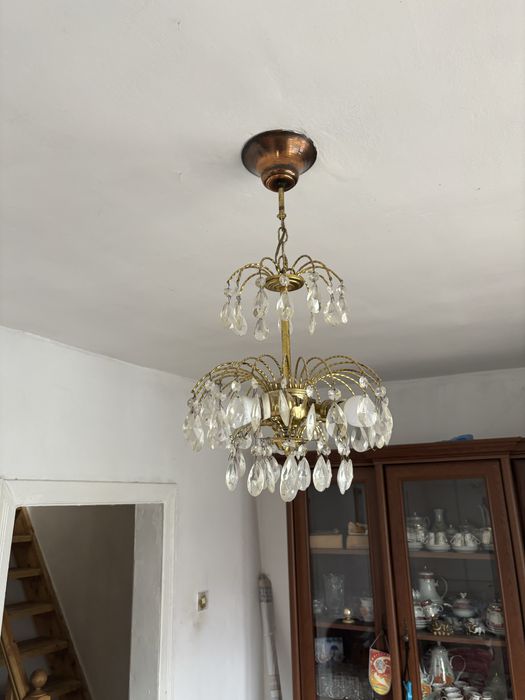 Люстра чешскии хрусталь