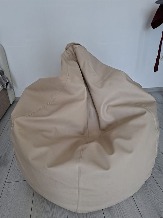 Fotoliu puf imitație piele