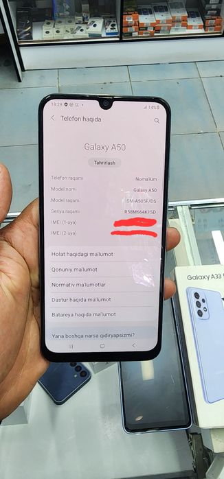 Samsung a50 sotiladi.