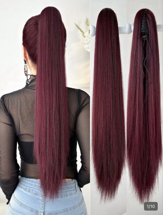 Екстеншъни за коса червени