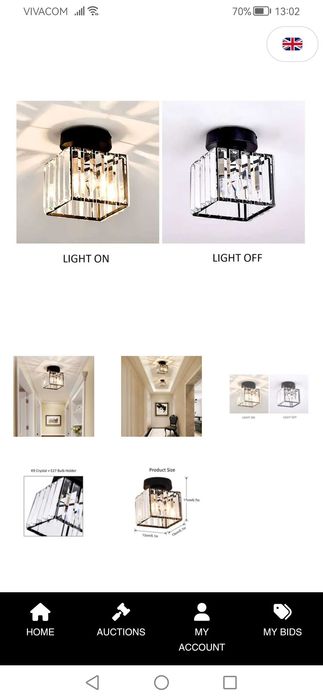 Лампа с вентилатор,Уникални полилеи