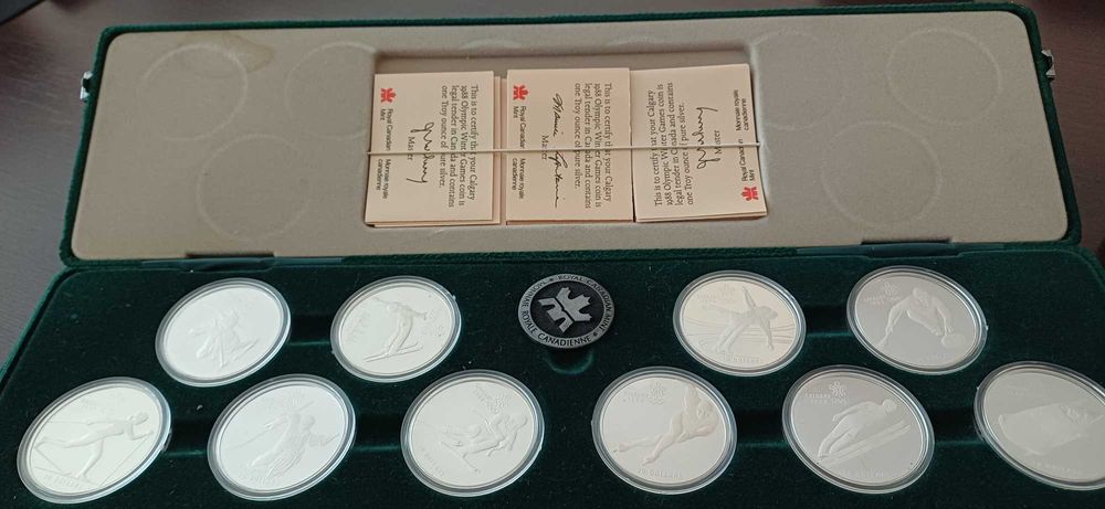 Сребърни монети - Олимпийски игри Калгари 1988 година