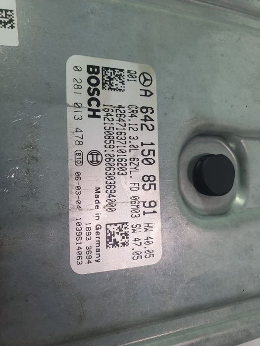 Calculator motor ecu 3.0 cdi om642 A6421508591 Mercedes-Benz E-Class