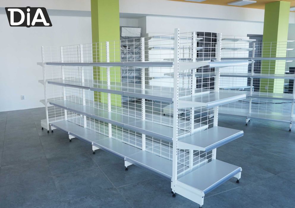 Стеллаж металлический сборный, полка стеллаж, полка металлическая aets