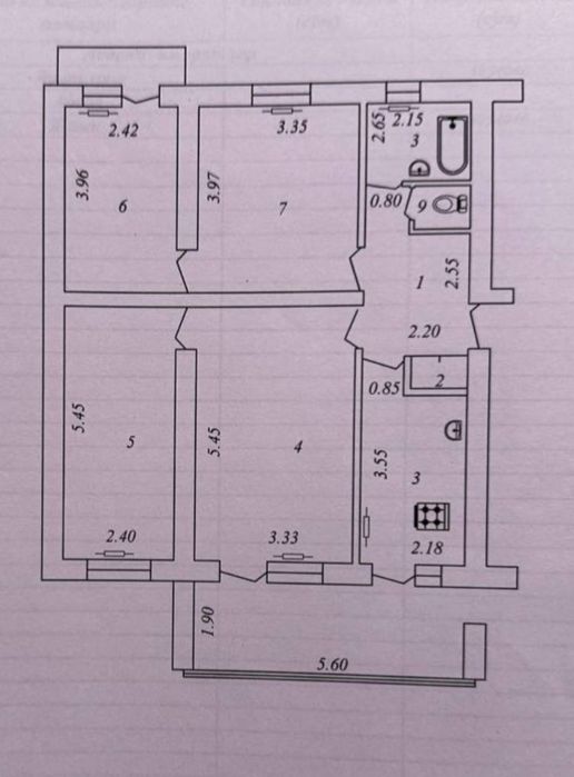 Массив феруза 4/3/4 кирпич 77 серия ипотека есть