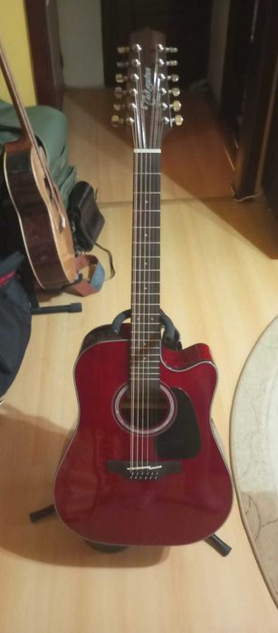 Chitara Takamine GD30CE-12 Wine Red 12 corzi