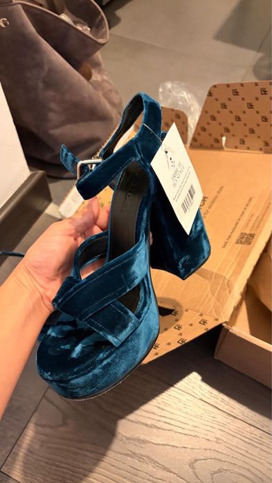 Босоножки Jil Sander на платформе