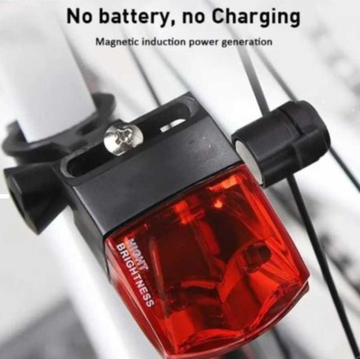 Индукционен стоп за велосипед/скутер без нужда от батерии/ динамо стоп