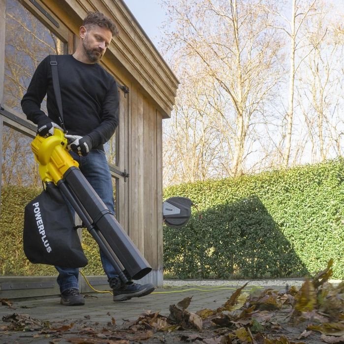 Aspirator, suflator, tocator frunze Powerplus POWEG4030, 3300w, sac 40