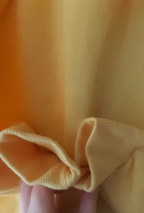 Hanorac dama cu gluga, galben pui