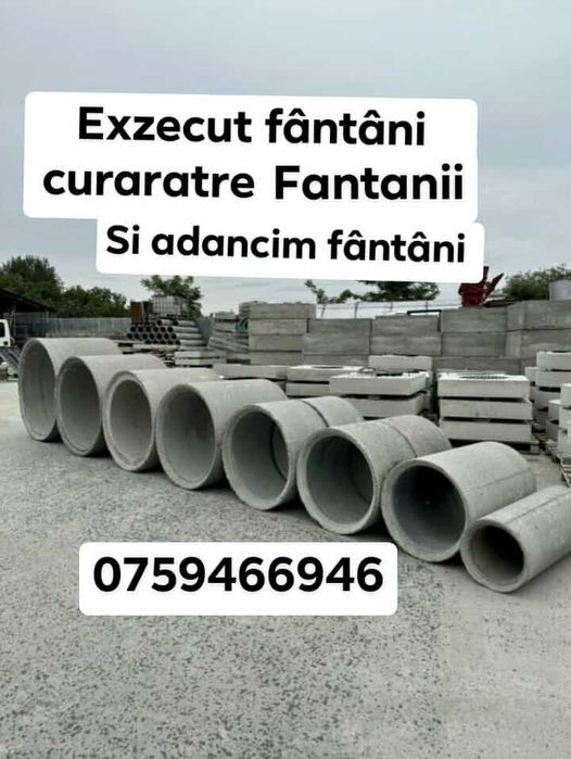 Curatare fantana adancesc