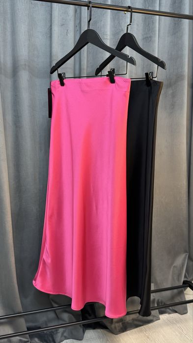 Атласные юбки разного кроя