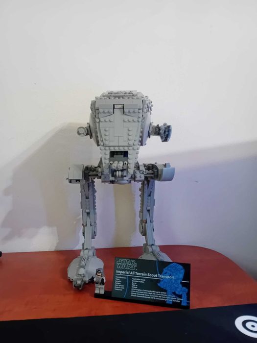 LEGO Star Wars AT-ST Walker (75417) original si complet, 1513 piese (cutie+instructiuni+piese de rezerva)