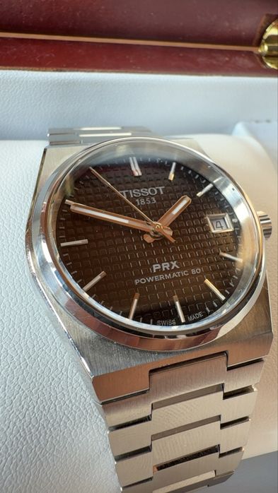 Tissot PRX Powermatic 80 (Black waffle)