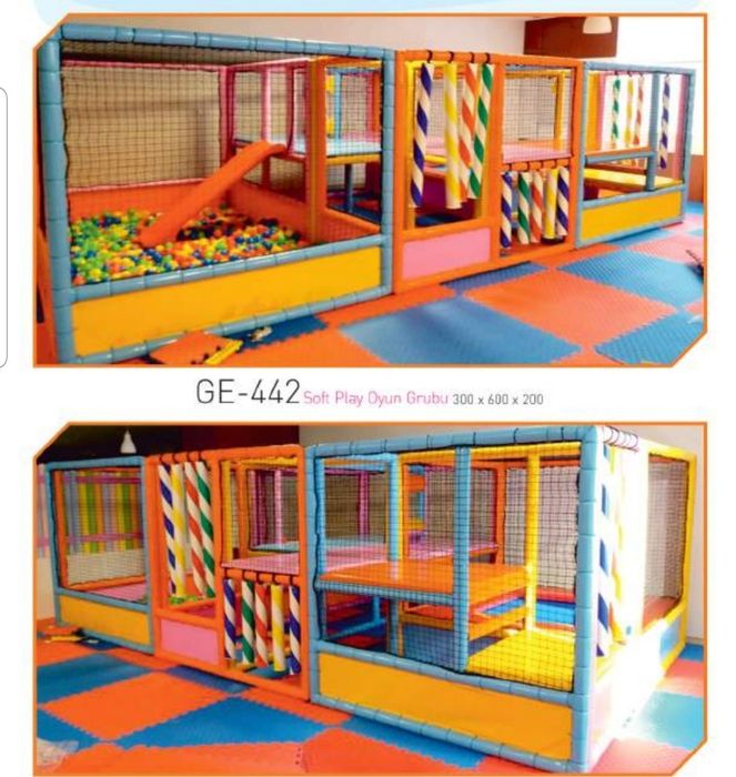 Плеиграунд нови различни размери и настилки за вътре и вън