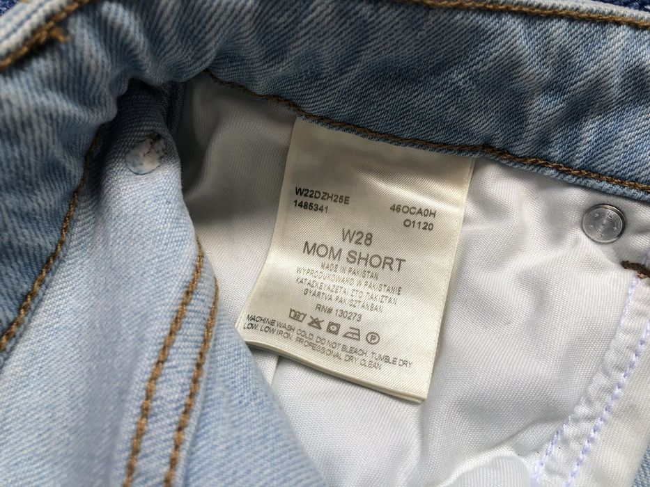Wrangler Mom Denim Shorts ОРИГИНАЛНИ дамски къси дънки - 28