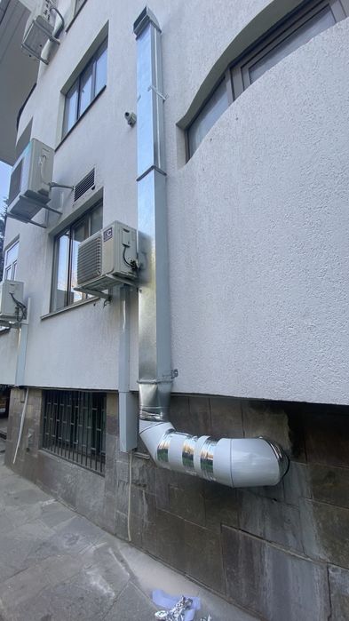 Вытишка зонт мантаж