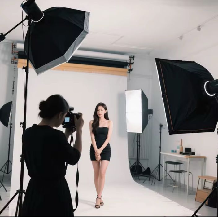 Октагон. Софтбокс. Боуенс. светкавица. осветление. видео. фото. камера