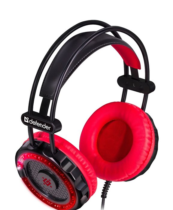 Наушники оригинал Defender с подсветкой