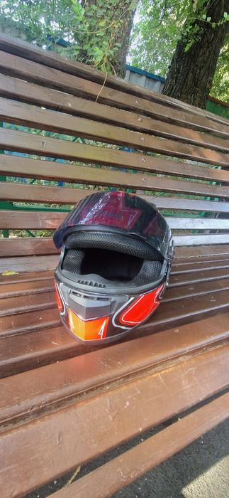 Мото Шлем Linko красный