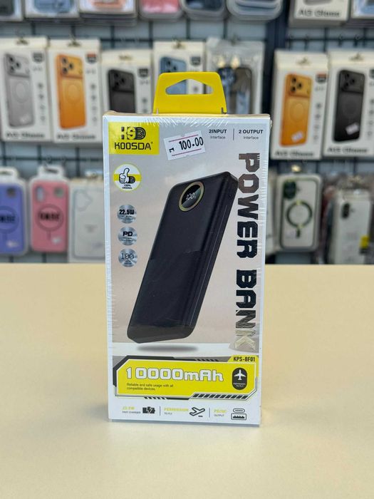 Baterie externa 10.000,mAh 22.5W, PD,USB TIP C, AFISAJ