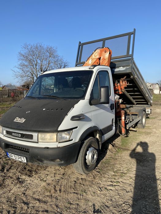 Vand Iveco Daily 65 C 15 basculabil cu macara