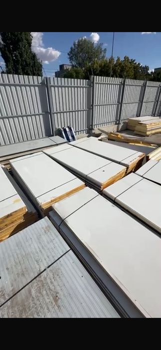 Panou,  Panouri sandwich 8cm  ,1,20m latime densitate mare