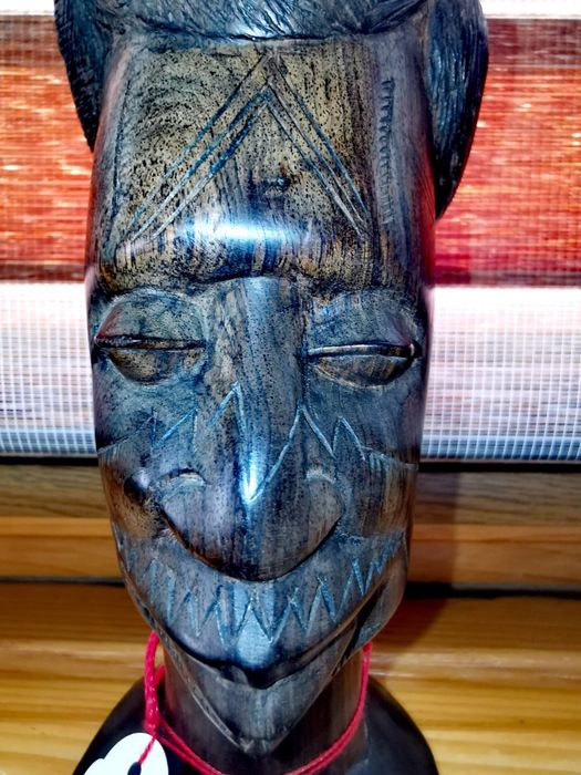 Фигура дървена глава африканска скулптура етно изкуство Кения Банту