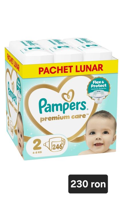 Pampers premium care mărimea 2,3,4, 5 si 6