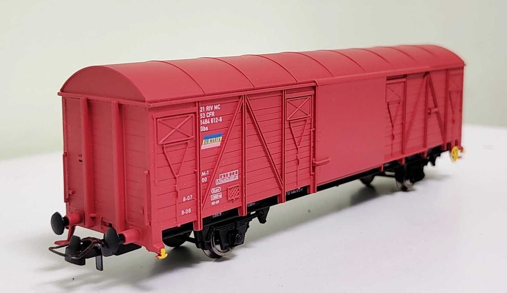 Vagon de marfă acoperit tip Gbs CFR Marfa, scară H0 nou 1:87 Epoca IV