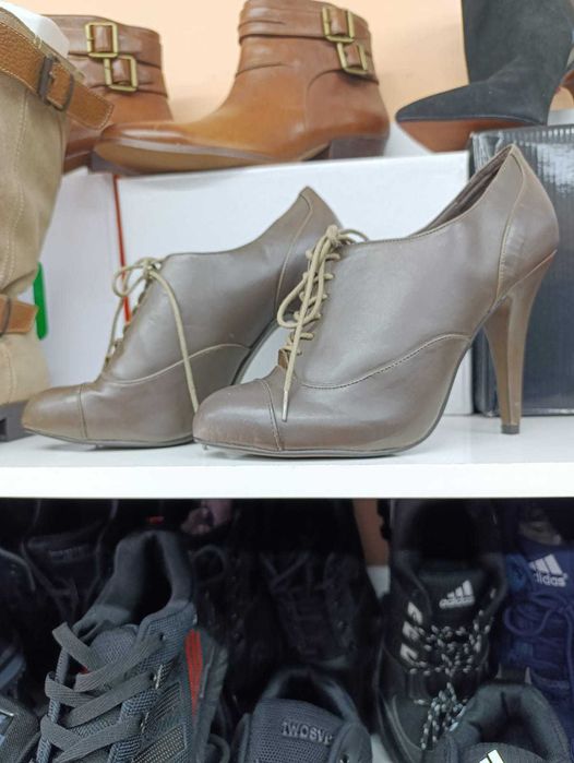 Сапоги замшевые Zara